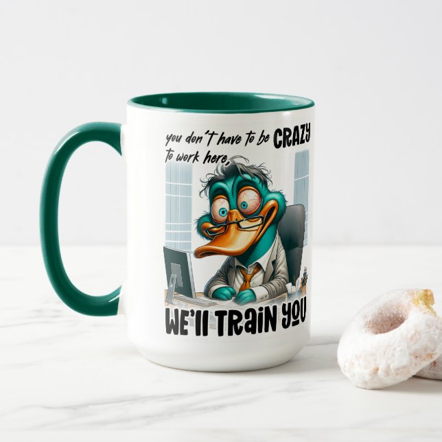 Mug L'humour du dresseur de canards (Avec donut)