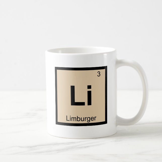 Mug Li - Chimie du fromage de Limbourg Tableau périodi (Droite)