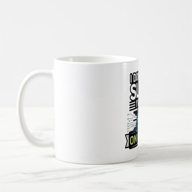 Mug L'IA de mon côté - Citation technique drôle (Gauche)
