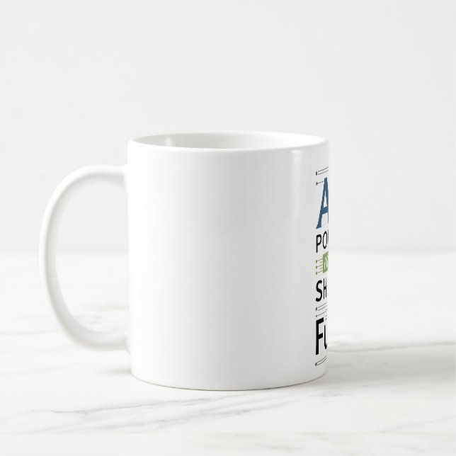 Mug L'IA favorise le progrès - Façonner l'avenir (Gauche)