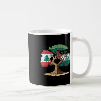 Mug Liban Palestine Drapeau libanais Palestinien