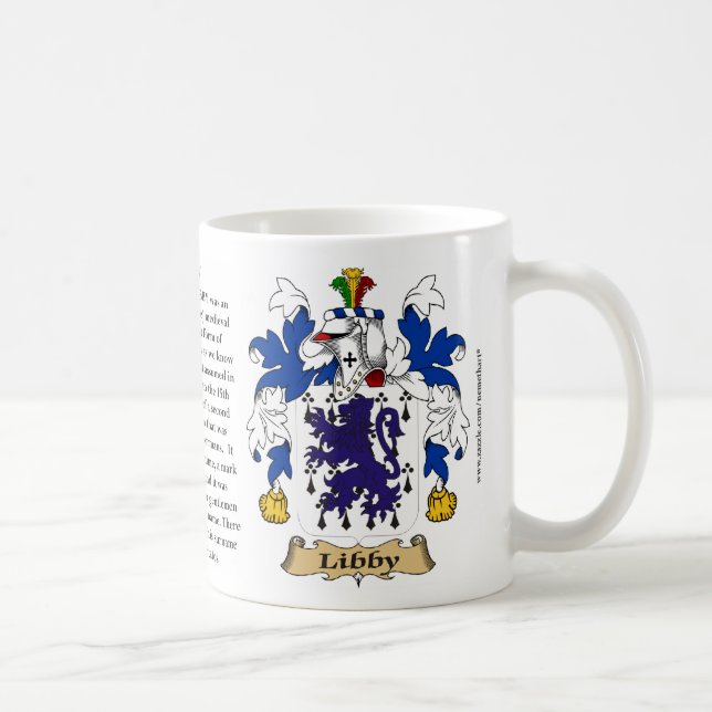 Mug Libby, l'origine, la signification et la crête (Droite)