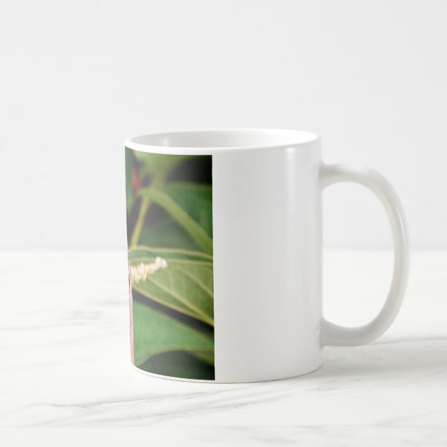 Mug libellule avec fleurs blanches (Droite)