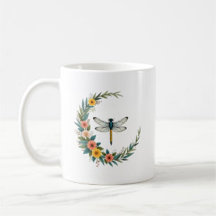 Mug Libellule Bohème Croissant de Lune Signe de Paix H