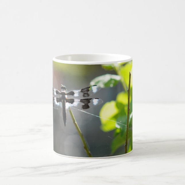 Mug Libellule noire et blanche (Centre)