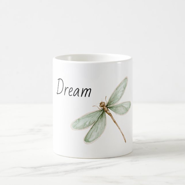 Mug Libellule Rêve Menthe (Centre)