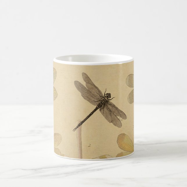 Mug Libellule Vintage Antique Classique Nature (Centre)