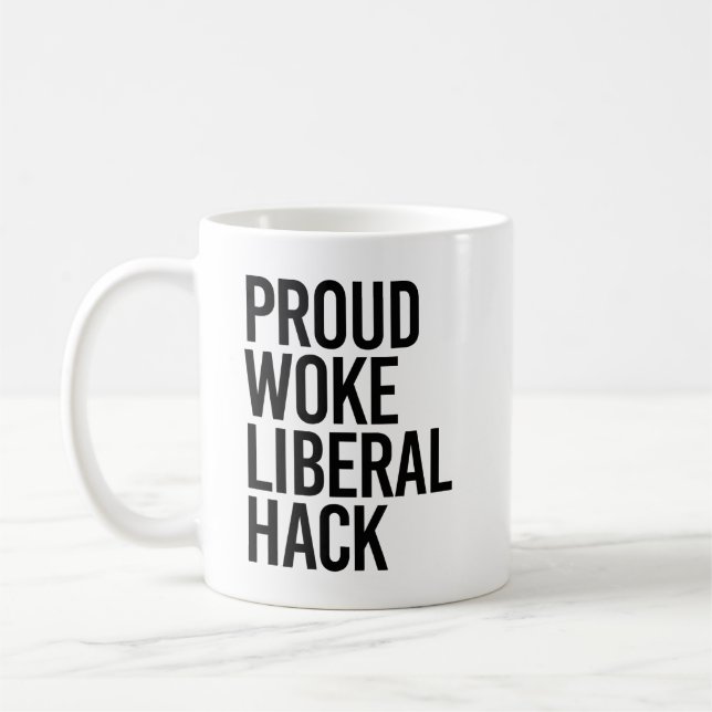 Mug libéral éveillé fier et hacker (Gauche)