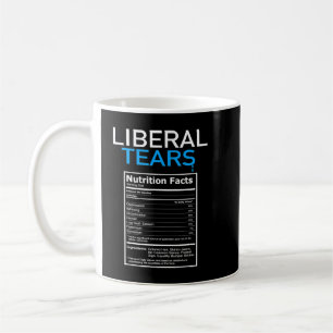 Mug Libéral Larmes Anti Libéral Pro Trump Républicain.