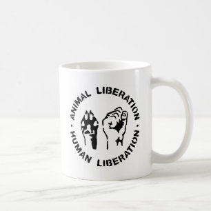 Mug Libération animale - libération humaine