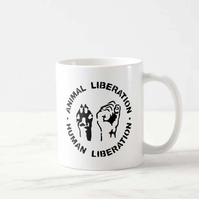 Mug Libération animale - libération humaine (Droite)