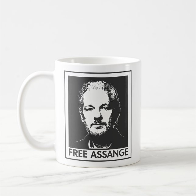 Mug Libérez Julian Assange wikileaks (Gauche)