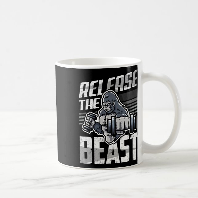 Mug Libérez La Bête - Bodybuilder Sport Bodybuilding (Droite)