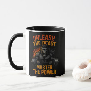 Mug Libérez la Bête – Cadeau de Muscle de Force de Cul