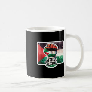 Mug Libérez Le Drapeau Palestine Et L'Autocollant Aqua