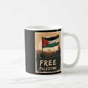 Mug Libérez le drapeau palestinien de la Palestine ave