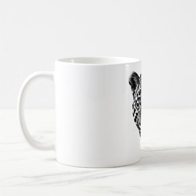Mug Libérez votre côté sauvage - Te Te tête léopard ré (Gauche)