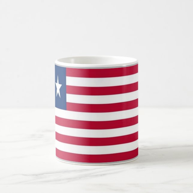 Mug Libéria - Drapeau - (Centre)