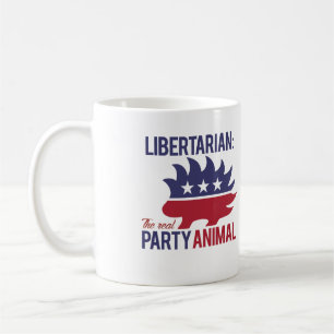Mug Libertarien - La véritable bête de fête politique