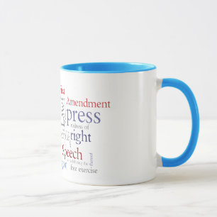 Mug Liberté de parole de premier amendement :