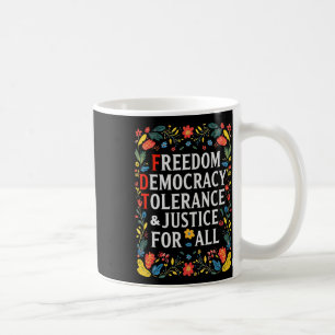 Mug Liberté Démocratie Tolérance Justice Toutes les rè