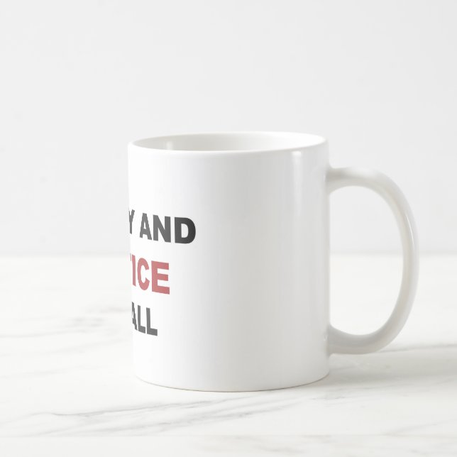 Mug Liberté et JUSTICE pour tous (Droite)