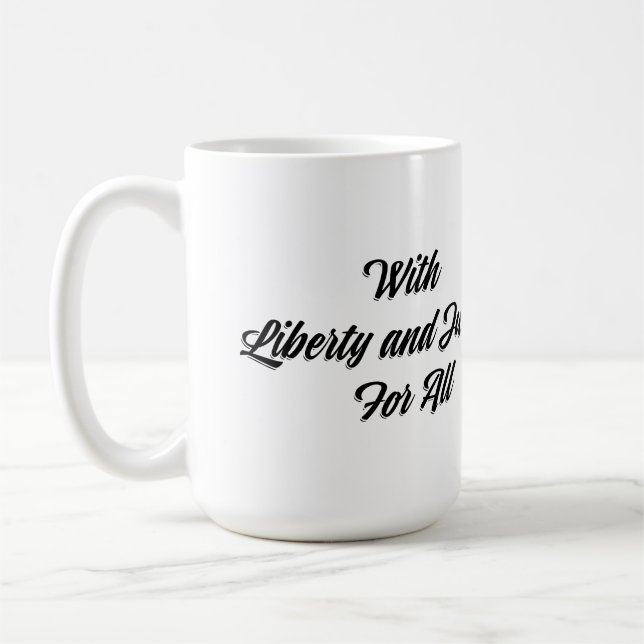 Mug Liberté et justice pour tous (Gauche)