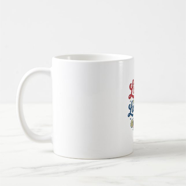 Mug Liberté et limonade patriotique Lemon Vector T-shi (Gauche)