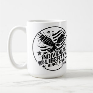 Mug Liberté individuelle depuis 1776 Patriotique