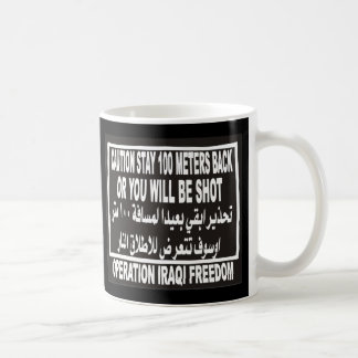 Mug Liberté irakienne d'opération - le séjour de