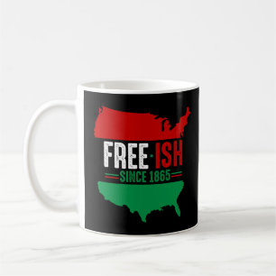 Mug Liberté libre Carte Usa Junetdix Black Afican Am