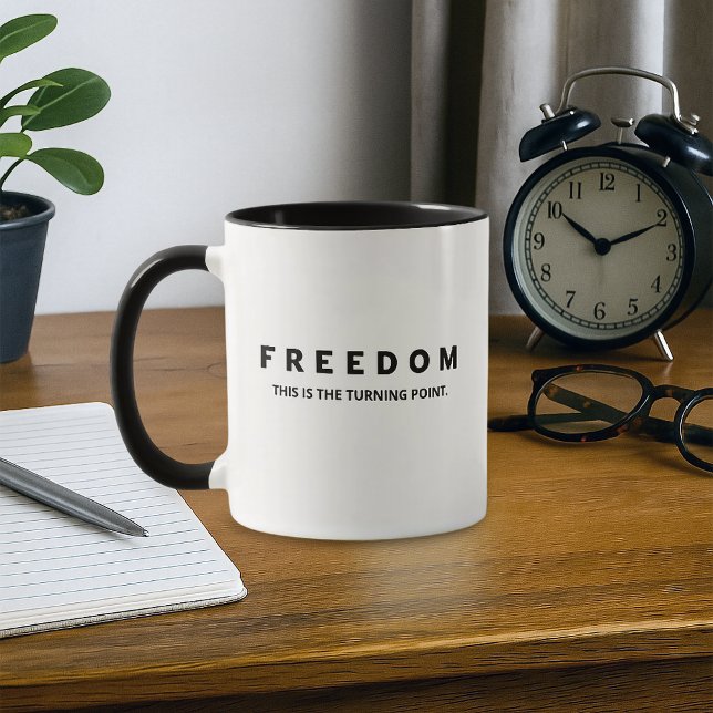 Mug Liberté Un Véritable Patriote (Créateur téléchargé)