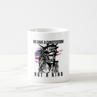 Mug Liberty Bust with Grunge Flag Art
