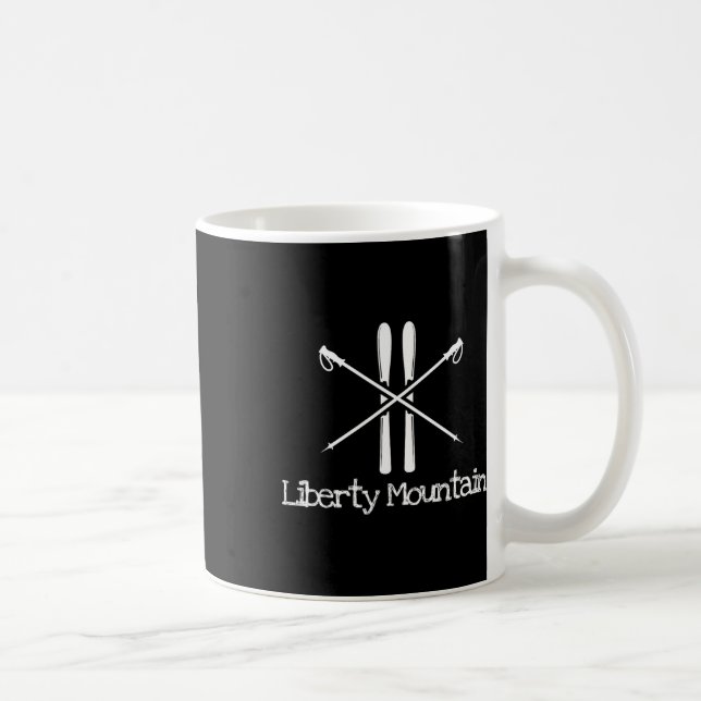 Mug Liberty Mountain Ski Rustique Ski Ski Ski Ski Ski  (Droite)