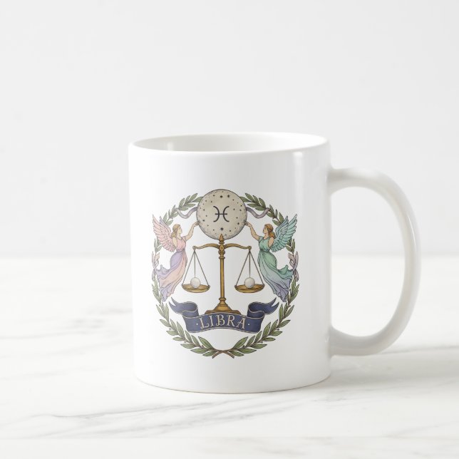 Mug Libra Angelic Libra Coffee Cup (Droite)