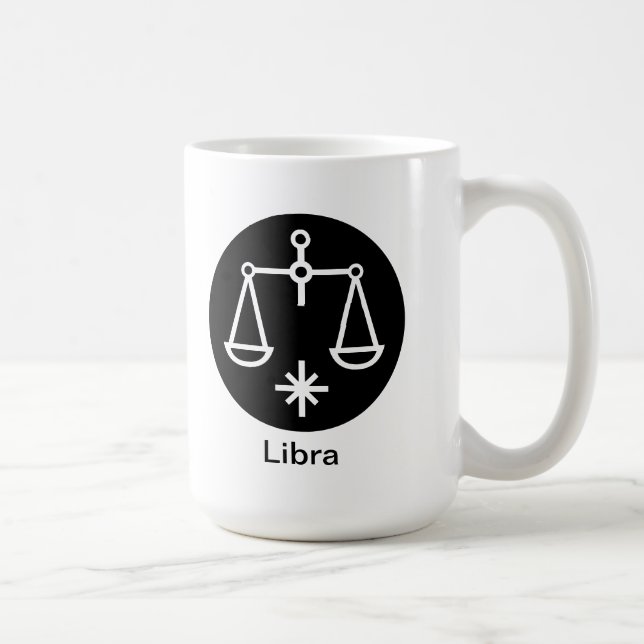 Mug - Libra (cercle noir) (Droite)