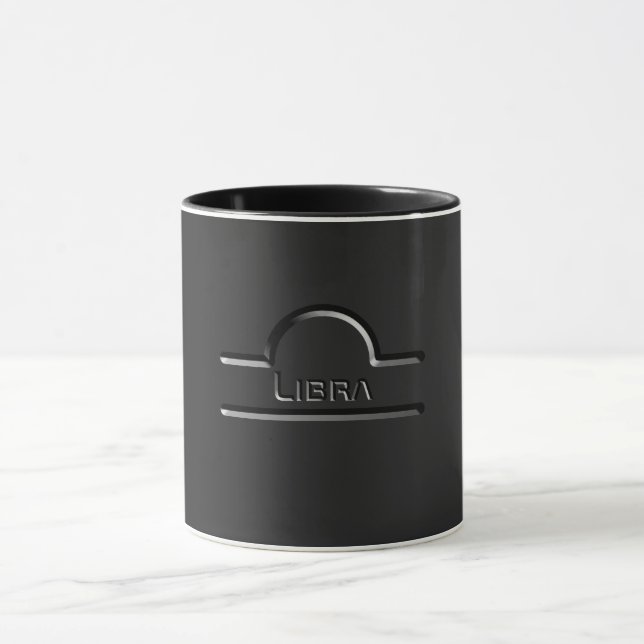 Mug Libra, Conception abstraite du signe zodiaque (Centre)