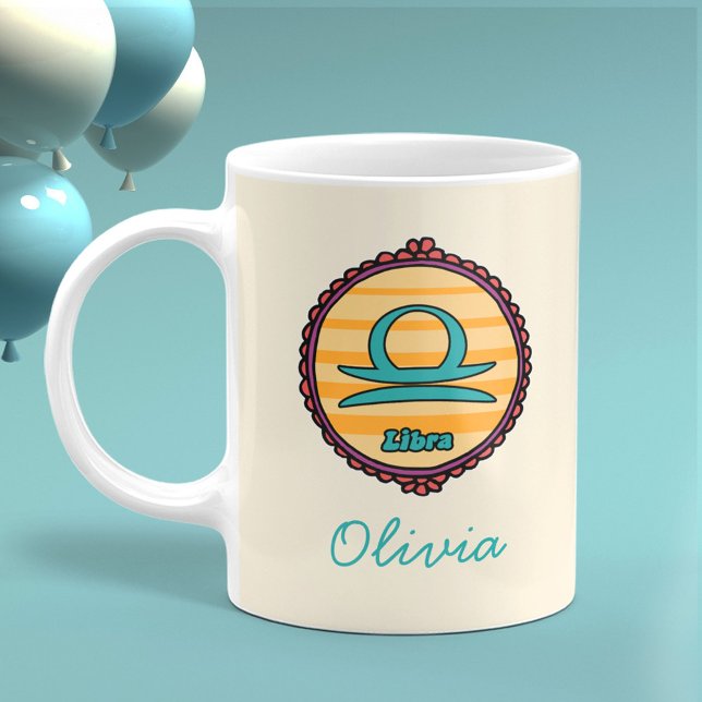 Mug Libra Groovy personnalisé (Créateur téléchargé)