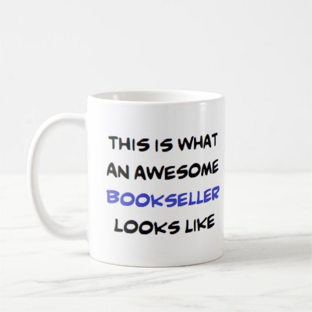 Mug libraire, génial (Gauche)