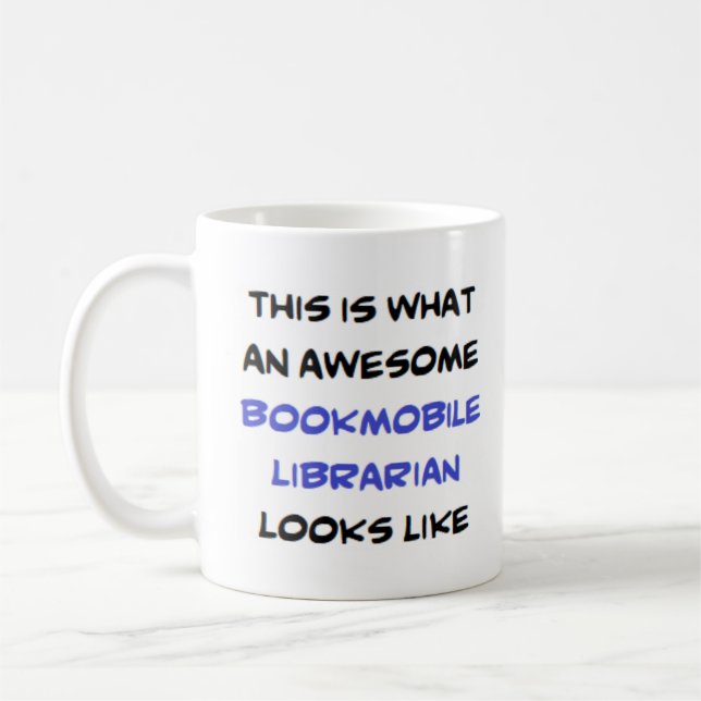 Mug libraire mobile, génial (Gauche)