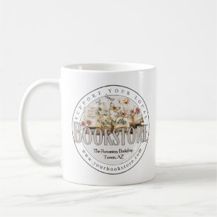 Mug Librairie personnalisée Club de livres Floral