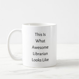 Mug Librarian Awesome A L'Air Drôle Anniversaire Noël