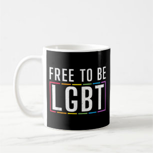 Mug Libre d'être LGBT Bisexual Lesbian Gay pride