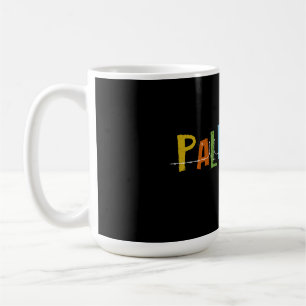 Mug Libre Palestine NOM ARABE FONCÉ