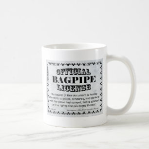 Mug Licence Bagpipe