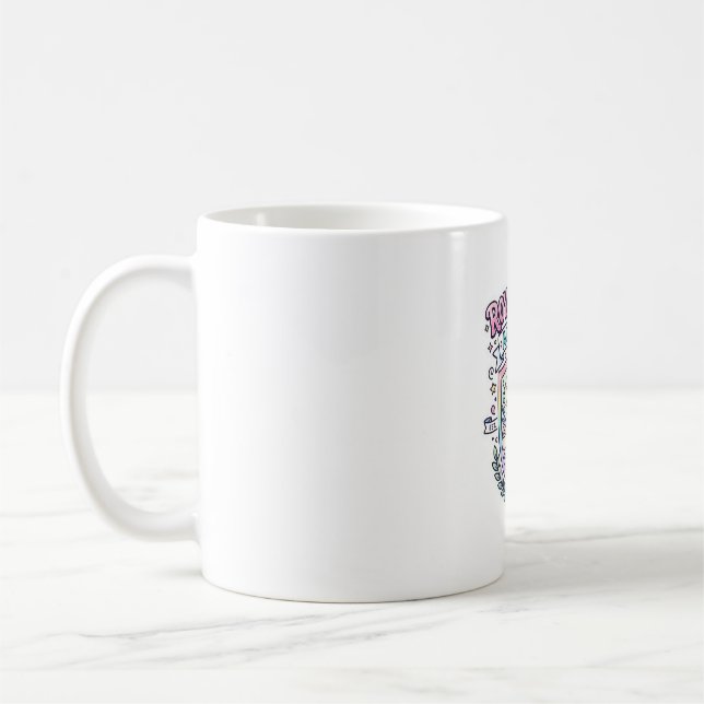 Mug Licorne Académie Corne Royale Typographie Gras Imp (Gauche)