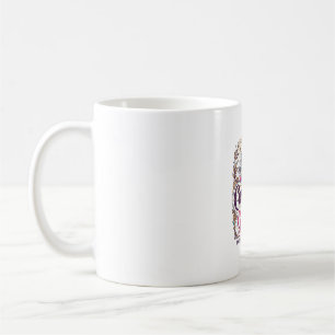 Mug Licorne alimentée par la curiosité et pailletée St