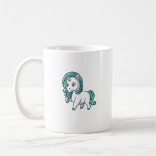Mug Licorne avec Crinière d'Essence Mignon Dessin de L