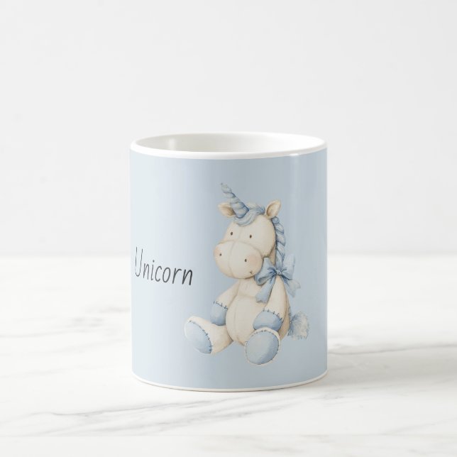 Mug Licorne Bleue Blanche (Centre)