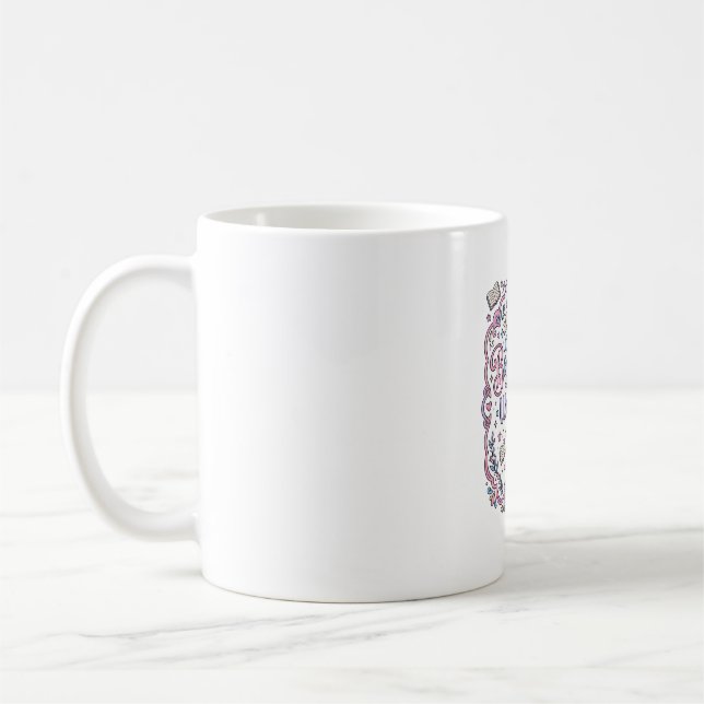 Mug Licorne Booktrovert Licorne Amusant Cadeau Mignon  (Gauche)